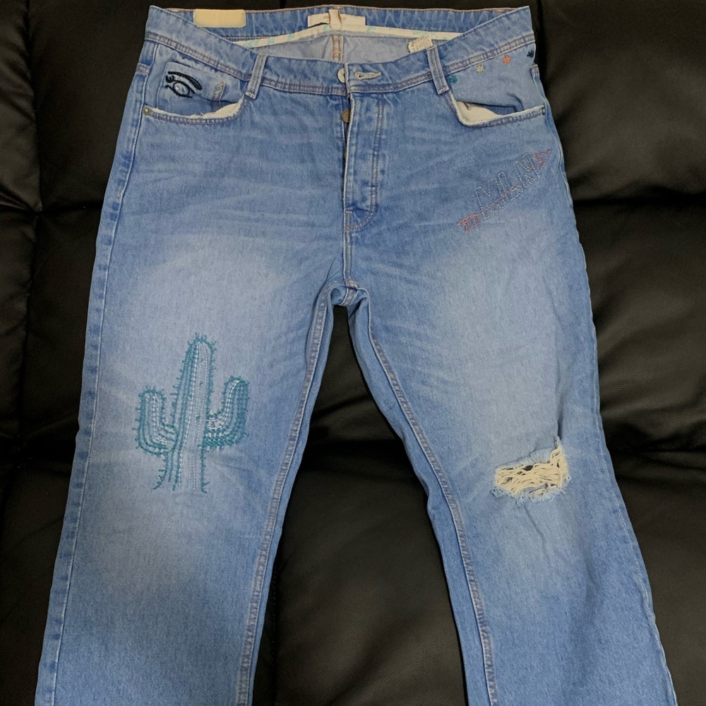 Women Zara Boyfriend Jeans